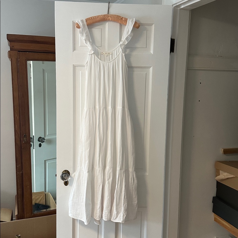 Xirena white gauze rumer dress - Picture 3 of 6